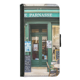 French cafes: Versailles cozy scene. Samsung Galaxy S5 Wallet Case