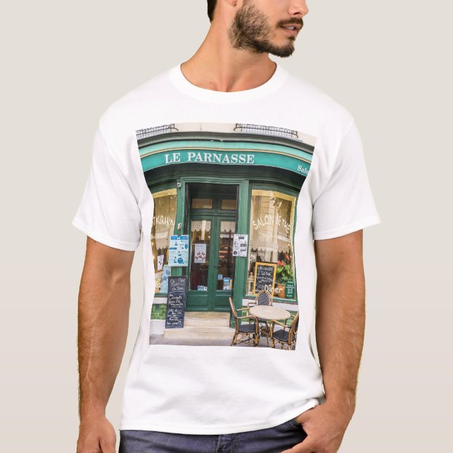 French cafes: Versailles cozy scene. T-Shirt (Front)