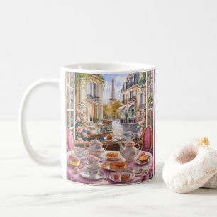 French Cake Shop Paris Cafe with Eiffel Tower Coffee Mug
