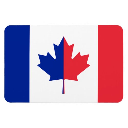 French Canadian Flag Magnet