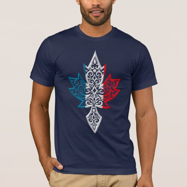 French Canadian Maple Leaf T-Shirt (Front)