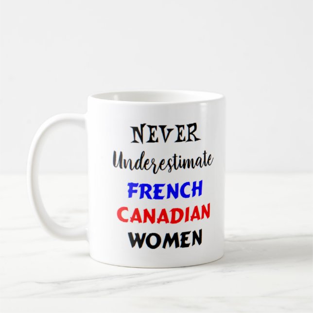 french canadian women  coffee mug (Left)