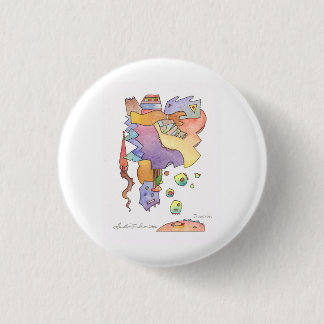 French Carneval in south of France Button