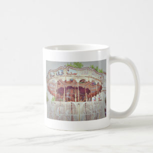 French carousel coffee mug
