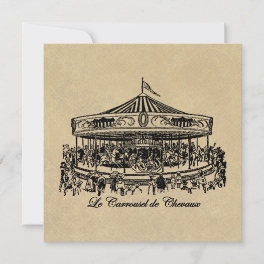 French Carousel Horses Apparel and Gifts (Front)