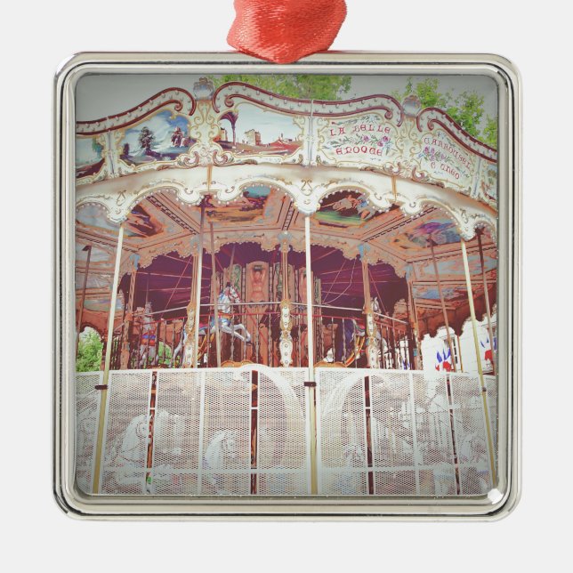 French carousel metal ornament (Front)