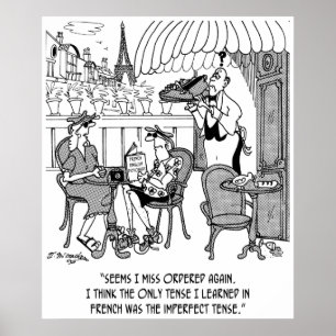 French Cartoon 4932 Poster