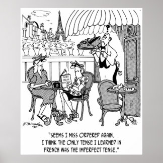 French Cartoon 4932 Poster