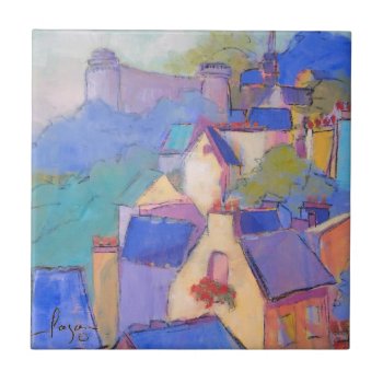 French Castle Art Tile by DorothyFaganFrance at Zazzle