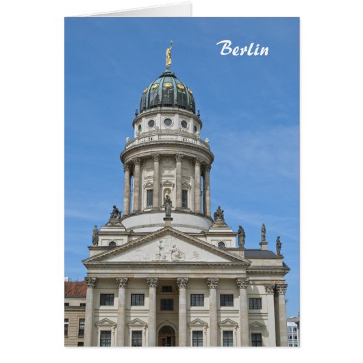 French Cathedral in Berlin Cards (Front)