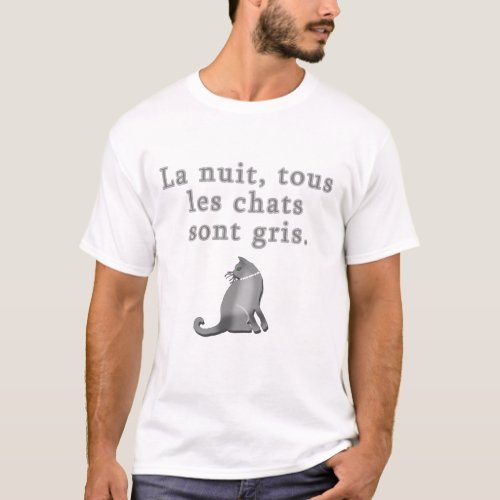 French Cats Saying Products T_Shirt