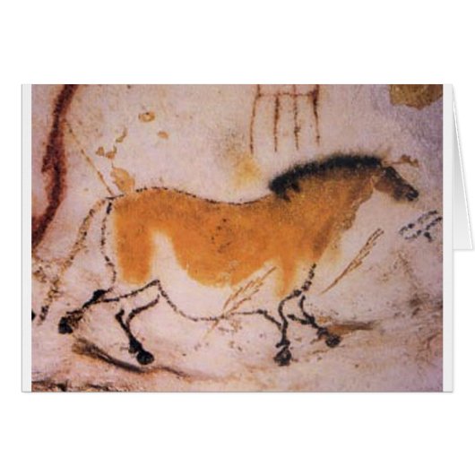 French Cave Horse Painting Cards (Front Horizontal)
