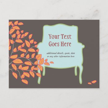 French Chair Postcard by pixiestick at Zazzle
