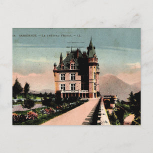 French Chateau Postcard