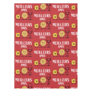 French cheese lovers tablecloth