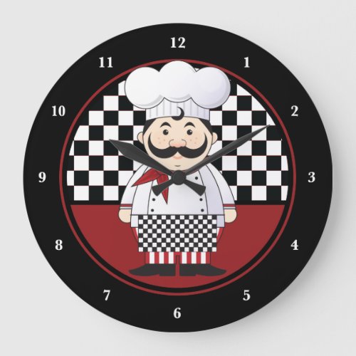 French Chef Large Clock