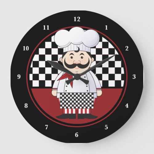 French Chef Large Clock