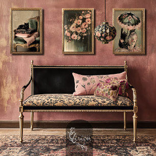 French Chic, Rose Pink, Portrait Art Set