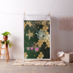 French chic, victorian,bee,floral,gold foil, belle fabric