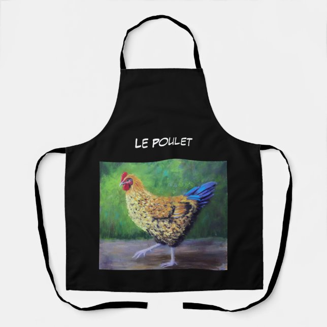 French Chicken Full Length Apron (Front)