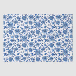 French Chinoiserie Floral Tissue Paper