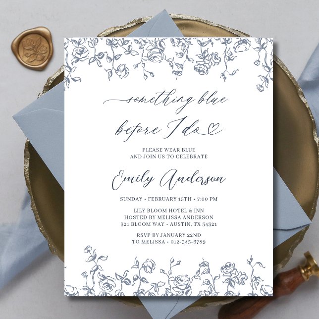 French Chinoiserie Something Blue Bridal Shower (Creator Uploaded)