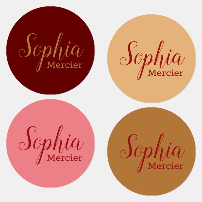 French chique - clothing stickers labels (Group)