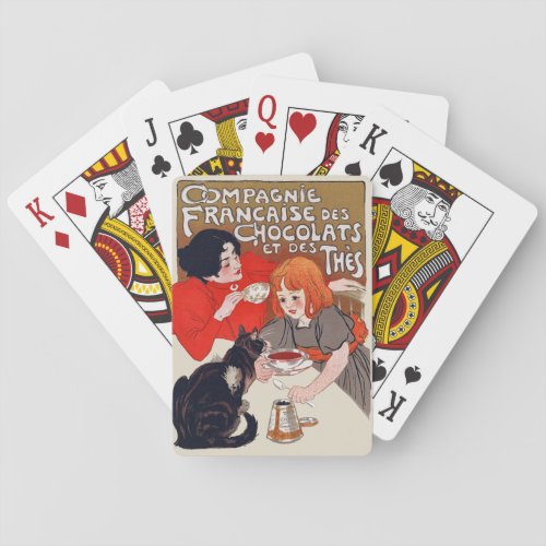 French Chocolate Party Poker Cards