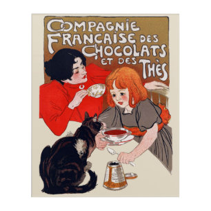 French Chocolate Party Steinlen Art