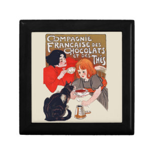 French Chocolate Party Steinlen Art Gift Box