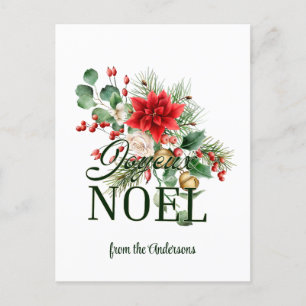French Christmas Card Joyeux Noel