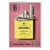 French Cigarettes Vintage Poster Restored (Front)