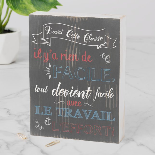 French Classroom Rules Sign (In Situ Vertical)