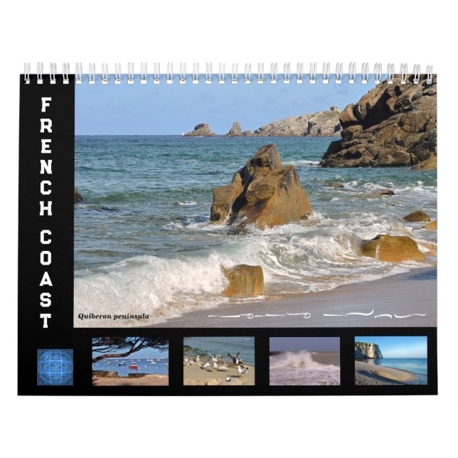 French coast 12 month calendar (Cover)