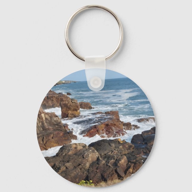 French coastline in Vendée Keychain (Front)