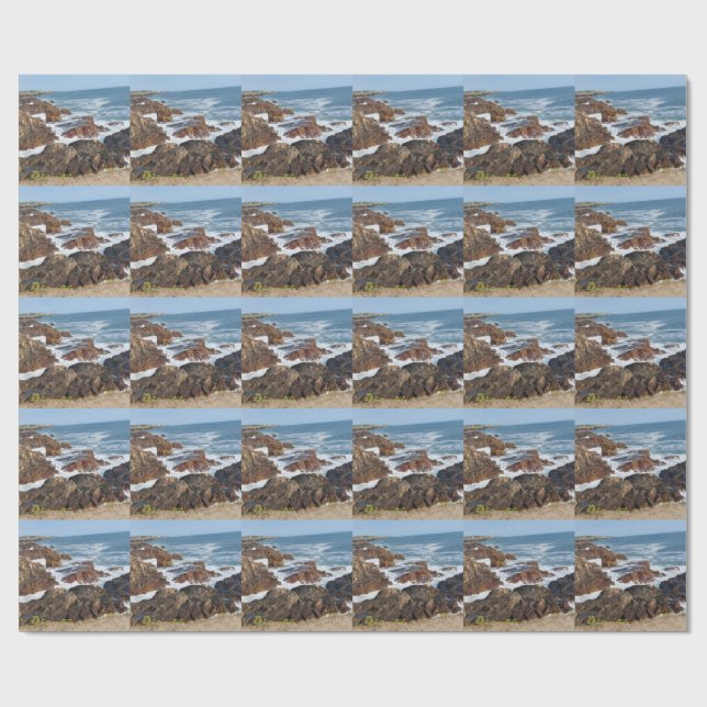 French coastline in Vendée Wrapping Paper (Flat)