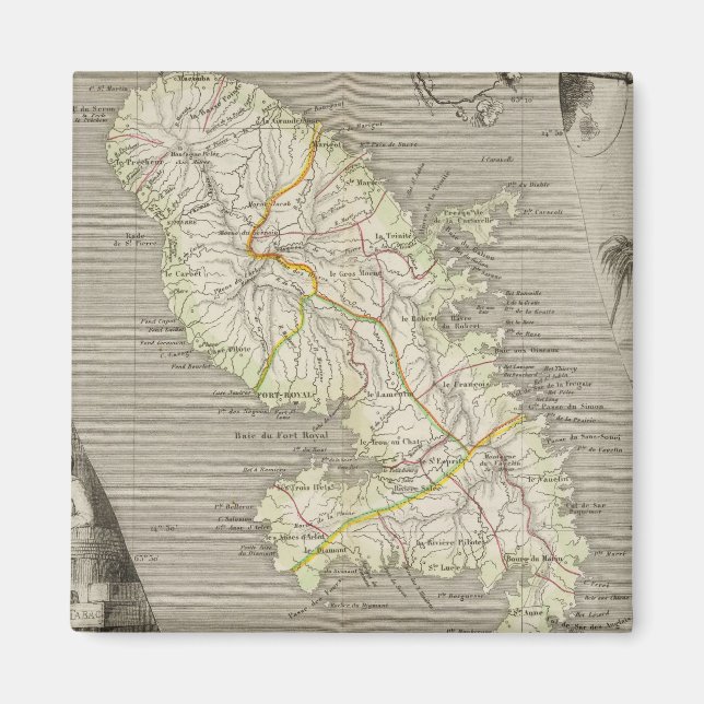 French Colonies Martinique Magnet (Front)