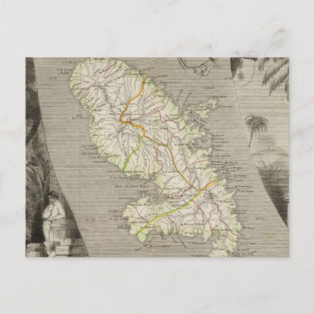 French Colonies Martinique Postcard (Front)