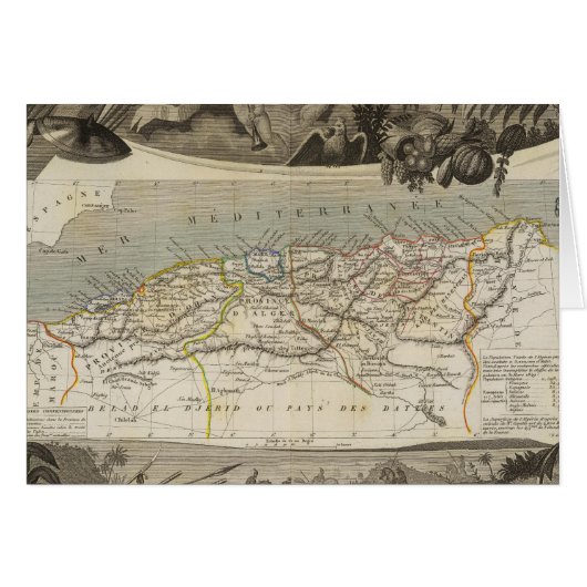French colony Algeria Cards (Front Horizontal)