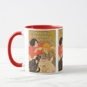 French Company of Chocolates and Teas, Art Nouveau Mug