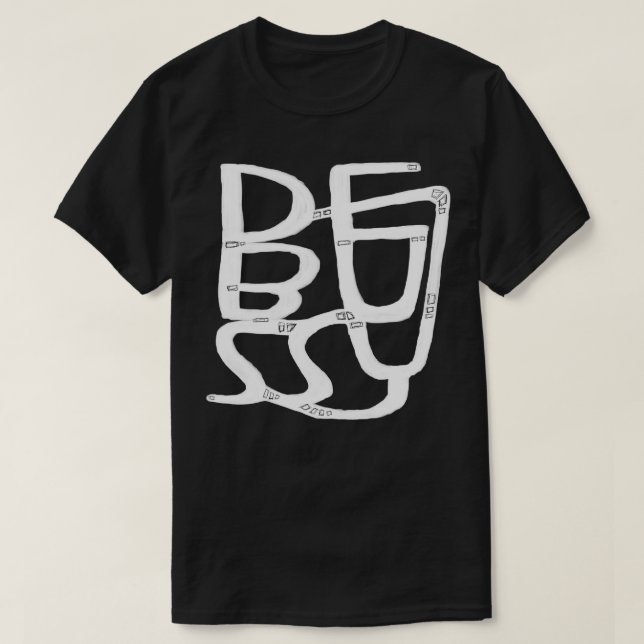 French Composer Claude Debussy T-Shirt (Design Front)