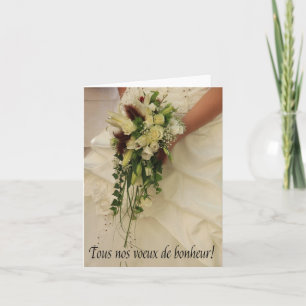 french congratulations on wedding day card