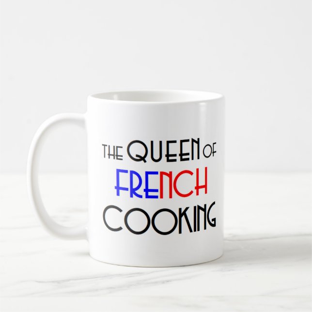 french cooking queen coffee mug (Left)