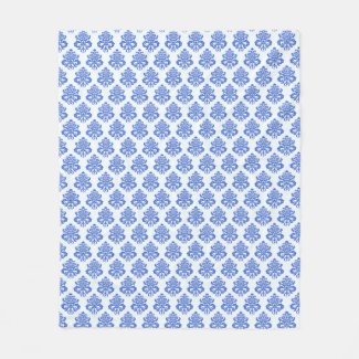 French Country Blue Damask