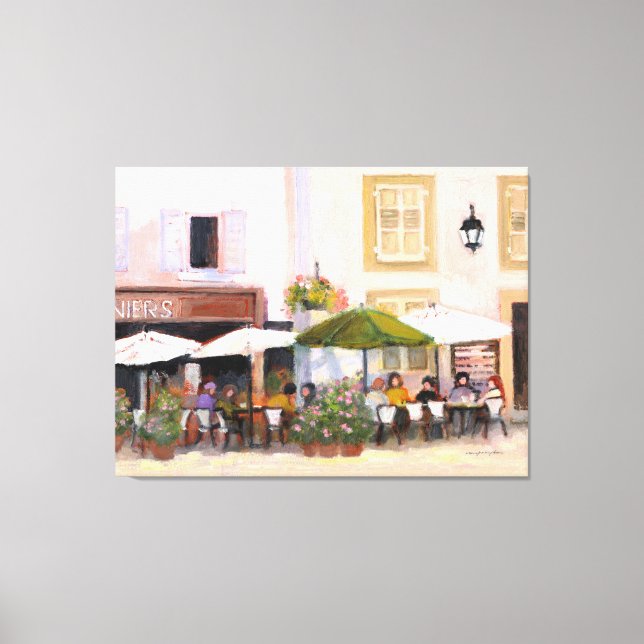 French Country Cafe Canvas Print (Front)