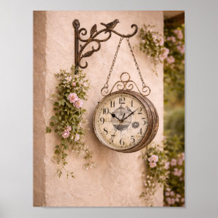 French Country Clock Wall Art