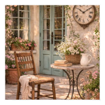 French Country Courtyard Coffee Table