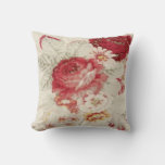 French Country Floral Print Mojo Throw Pillow at Zazzle
