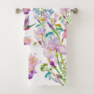 French Country Garden Bath Towel Set