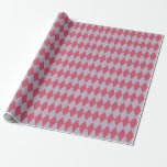French Country Harlequin Lilac &amp; Rose Wrapping Paper